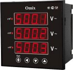 Вольтметр трехфазный щитовой Omix VX-3-0.5 (~0...500В)(~0...5МВ) — изображение 3